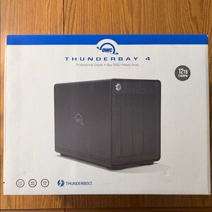 12TB OWC Thunderbay 4 - 4 Bay RAID-Ready Array - Thunderbolt 2